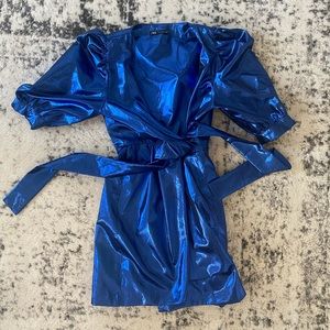 Zara blue dress